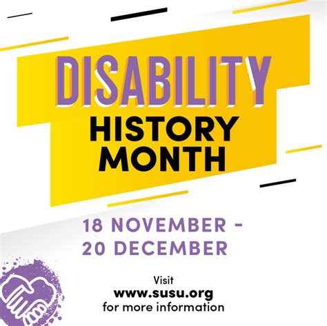 Disability History Month Susu