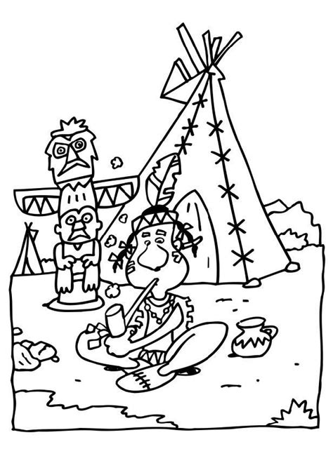 Teepee Coloring Pages - Coloring Home