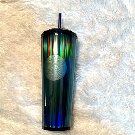 Starbucks Fall 2022 Kaleidoscope Holographic Dome Tumbler NEW