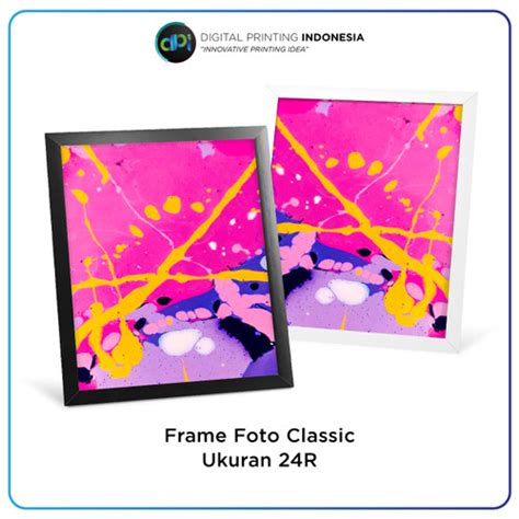 Jual Custom Frame Pigura Fiber Bingkai Minimalis Foto Classic 24R