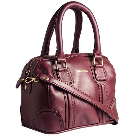 Broke Mate Satchel Sling Bag Maroon Broke Mate 2955711