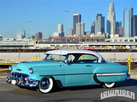 Blue Diamond 1953 Chevrolet Bel Air Lowrider Magazine