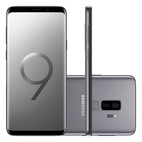 Smartphone Samsung Galaxy S9 Plus 128gb Cinza 4g Tela 62 Câmera 12mp