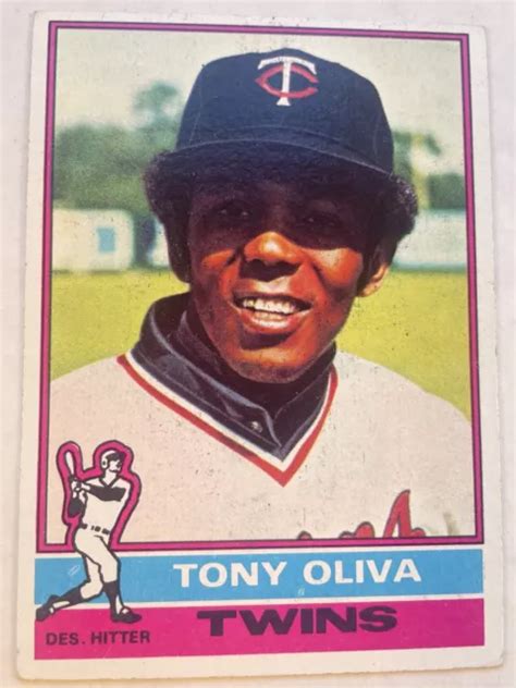 Topps Tony Oliva Minnesota Twins Hof Eur Picclick Fr