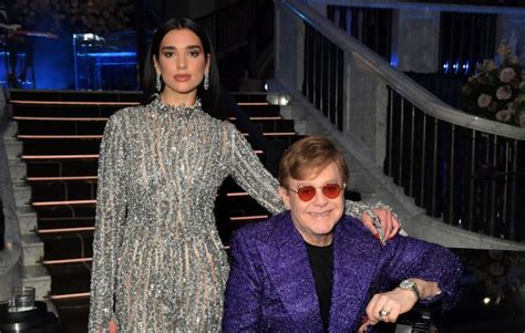 Dua Lipa and Elton John join forces on mash-up club track 'Cold Heart'