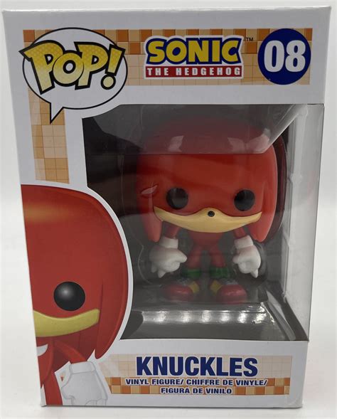 Funko Pop Sonic The Hedgehog Knuckles 08 Light Box Damage