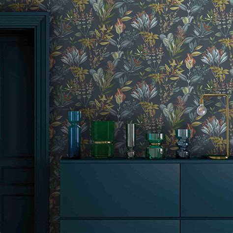 Floral Tropical Wallpaper Sr 822744 Chennai Blinds