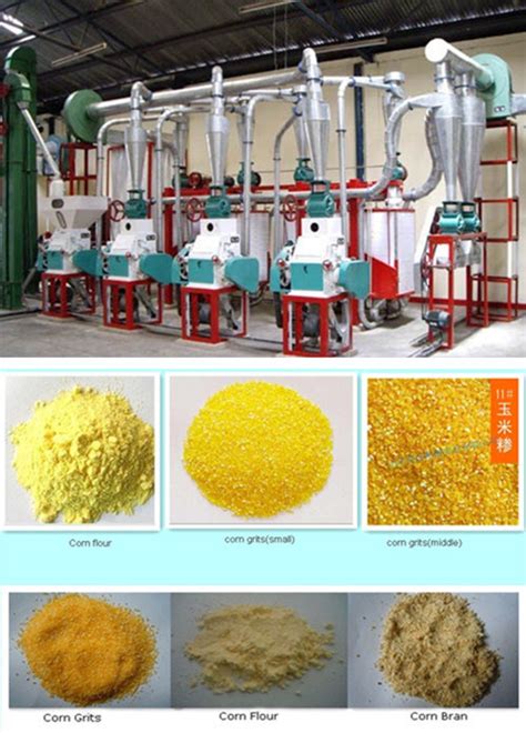 5 30tpd Complete Set Maize Corn Flour Milling Plant Flour Mill China