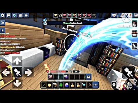 Using Thunderbolt Sword Effect In Bedwars Blockman Go Youtube