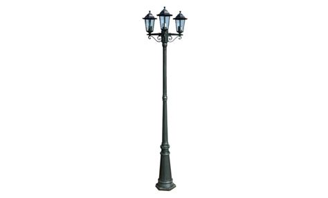 Lampadaire Ext Rieur Triple Vert Achat Vente Lampadaire Jardin Pas