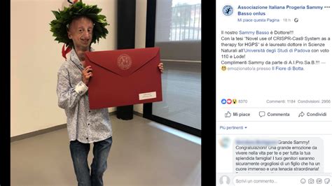 Sammy Basso Chi è Età Laurea Fratello Puglia24news