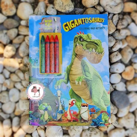 Jual Gigantosaurus Coloring And Activity Book With Crayons Kota Medan