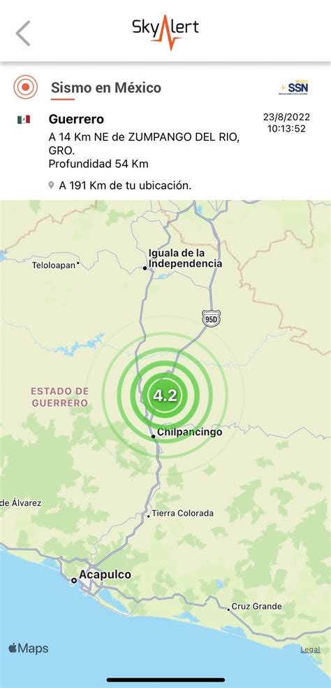 Skyalert On Twitter Sismo Magnitud Ssn Ubicado A Km Al