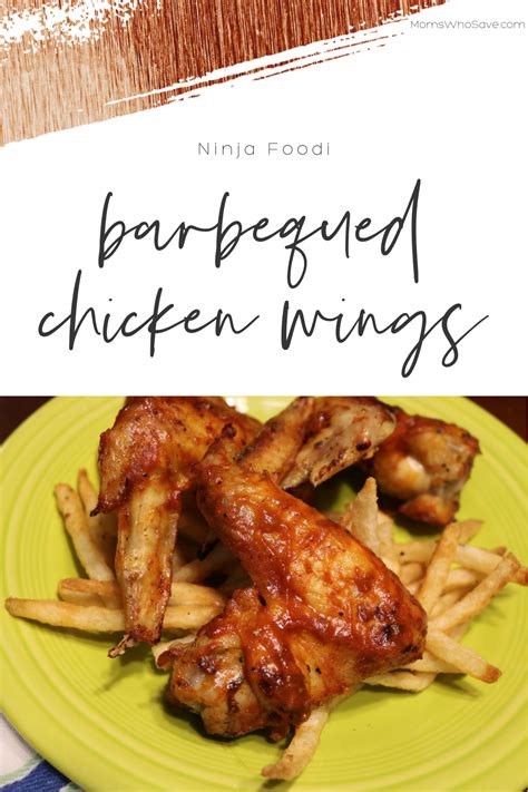 Barbequed Chicken Wings (in The Ninja Foodi) *Easy Recipe | MomsWhoSave.com