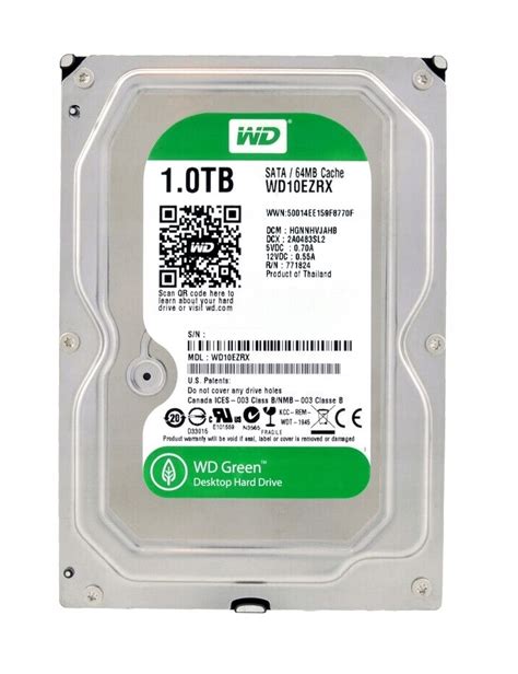 Dysk twardy Western Digital Green WD10EZRX 1TB SATA III 3 5 porównaj