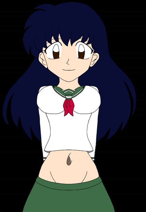 Kagome Higurashis Belly Button Fetish By Jokingbrianx On Deviantart