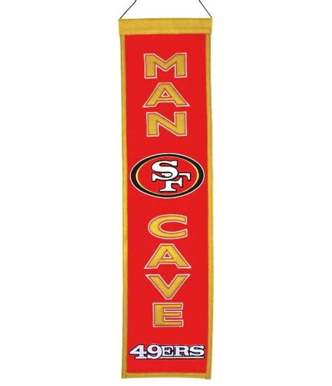 San Francisco 49ers Man Cave Heritage Banner | Dynasty Sports & Framing