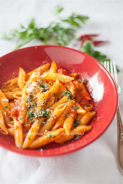 Penne All Arrabbiata Ricetta Classica Trattoria Da Martina