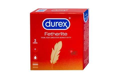 Bao cao su Durex Fetherlite thiết kế mỏng hộp 3 cái