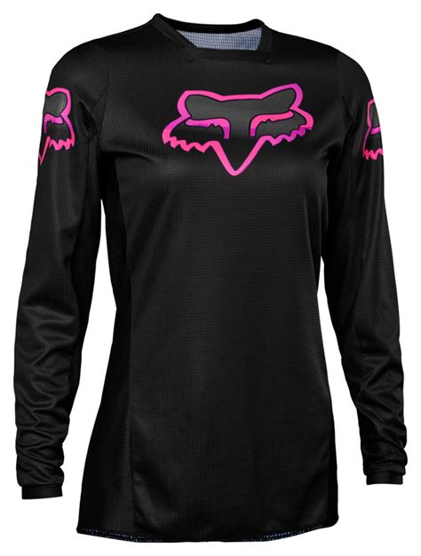 Fox Fox Wmns Blackout Size Xl Jersey Blk Pink