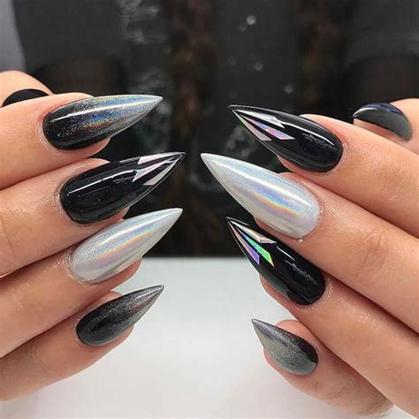 Best Black Stiletto Nails Designs For Your Halloween Stiletto Nails Designs Gothic Nails