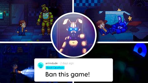 Fnaf Into The Pit Trailer And All Leaked Game Screenshots Scott Cawthon Responded Youtube