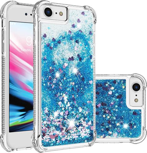 Amazon.com: Asdsinfor Case for iPhone 16e, Glitter Liquid Cute Clear