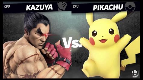 Super Smash Bros Ultimate Kazuya Vs Pikachu Youtube