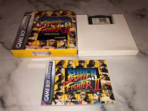 Rare Capcom Super Street Fighter Ii Turbo Revival Nintendo Gba Uk Pal