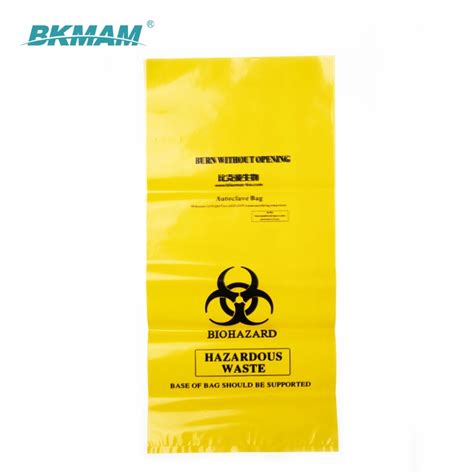 Hospital Waste Bag Autoclavable PP PE Medical Biohazard Waste Bag