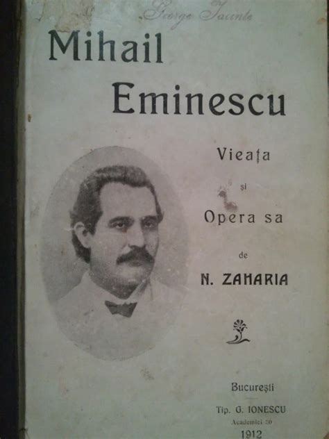 N Zaharia Mihail Eminescu Viata Si Opera Sa Arhiva Okazii Ro