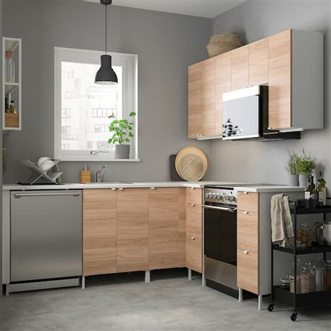 Enhet Corner Kitchen Whiteoak Effect Ikea Ca