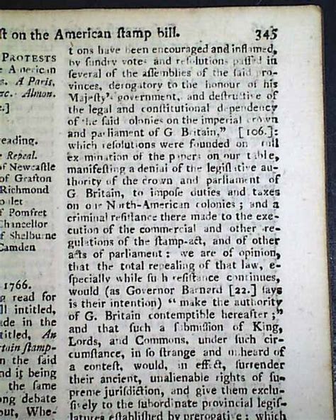 Great Controvery In Parliament Over Repealing The Stamp Act News Of