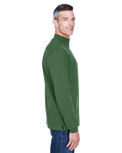 Devon Jones Adult Sueded Cotton Jersey Mock Turtleneck Alphabroder