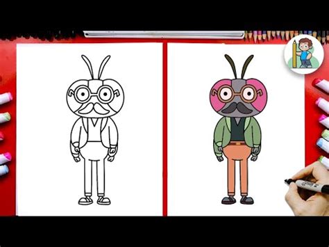 How To Draw Mr Mcfly From Oddballs Step By Step Easy Tutorial