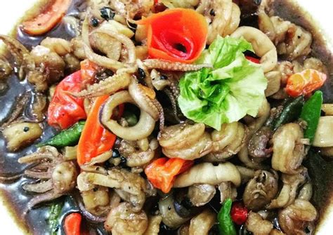 Resep Udang Cumi Lada Hitam Yang Enak Kreasi Masakan