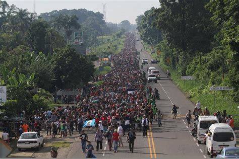 Caravana migrante más de 7 000 personas quienes la integran según ONU