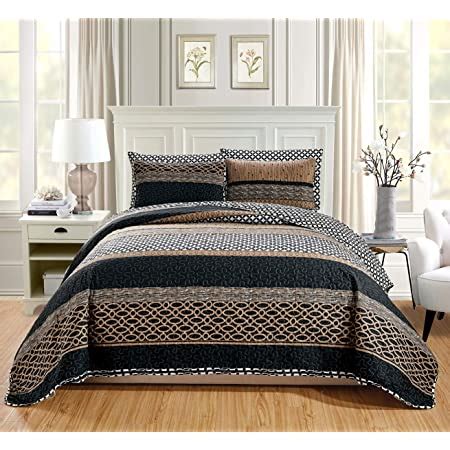 Amazon Piece Fine Printed Oversize X Quilt Set