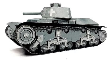 Maquete De Papel Para Montar 75 Tanque De Guerra P35 T MercadoLivre