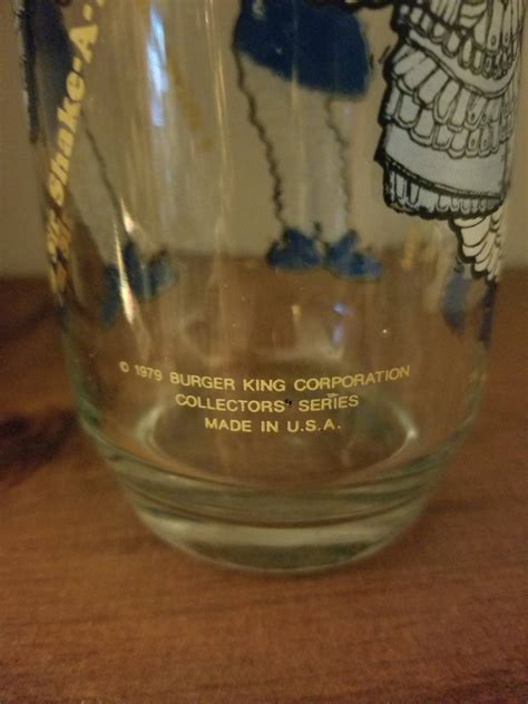 1979 Burger King Collector Series Glass Etsy