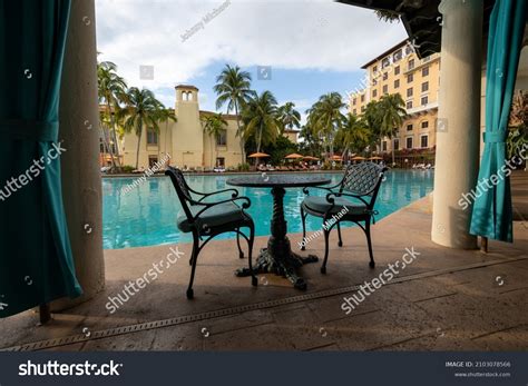 Biltmore Hotel Pool Area Architecture Coral Stock Photo 2103078566 ...