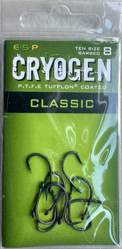 Cryogen Classic Size8 Micro Barb Qty 10 Per Pack