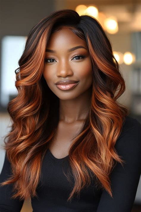 Jaw Dropping Fall Hair Colors For Women With Dark Skin Tones