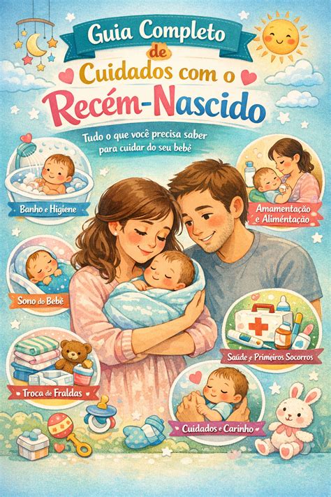 O Que Recem Nascido Precisa - Guia Completo de Cuidados com o Recém-Nascido | Hotmart