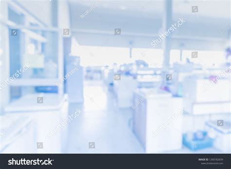 Blur Image Old Laboratory Pharmacy Background Stock Photo 1260182659 ...