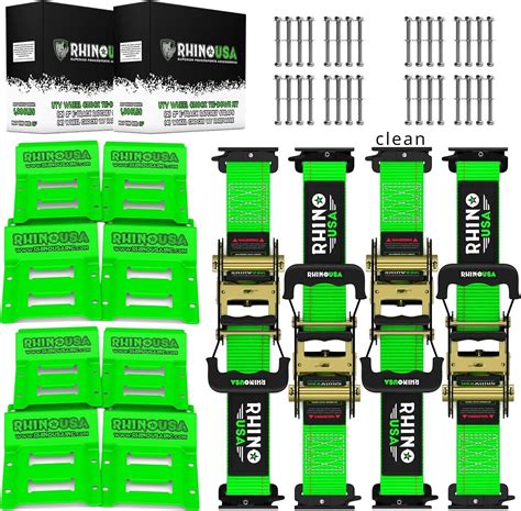 Rhino Usa Wheel Chock Tie Down Kit 1 986lb Guaranteed Max Break