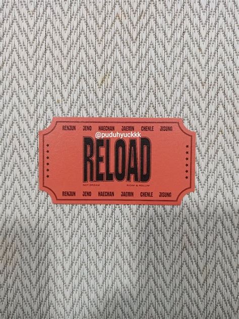 Nct Dream Reload Ridin Ver Hobbies Toys Music Media Cds