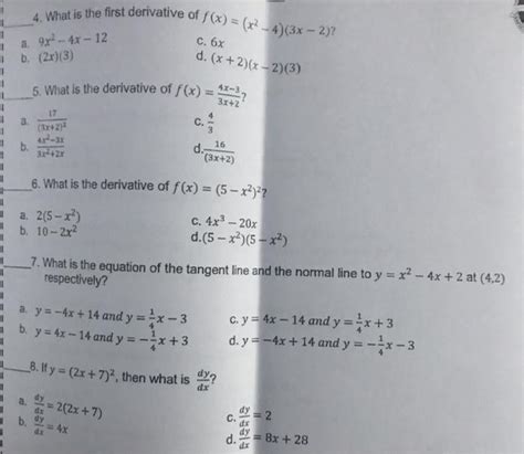 Solved Ii Multiple Choice Choose The Correct Alternative Chegg