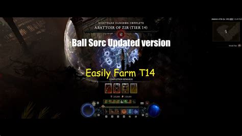 Diablo 4 Sorc Ball Lightning Farm AoZ T14 EASILY YouTube