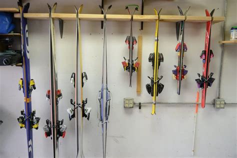 Make Your Own Garage Ski Rack for Cheap - Bring The Kids